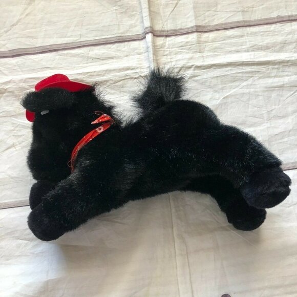 Tweetsie Railroad Black Horse With Red‎ Hat Soft Plush Toy Stuffed Animal 14” - Picture 3 of 6